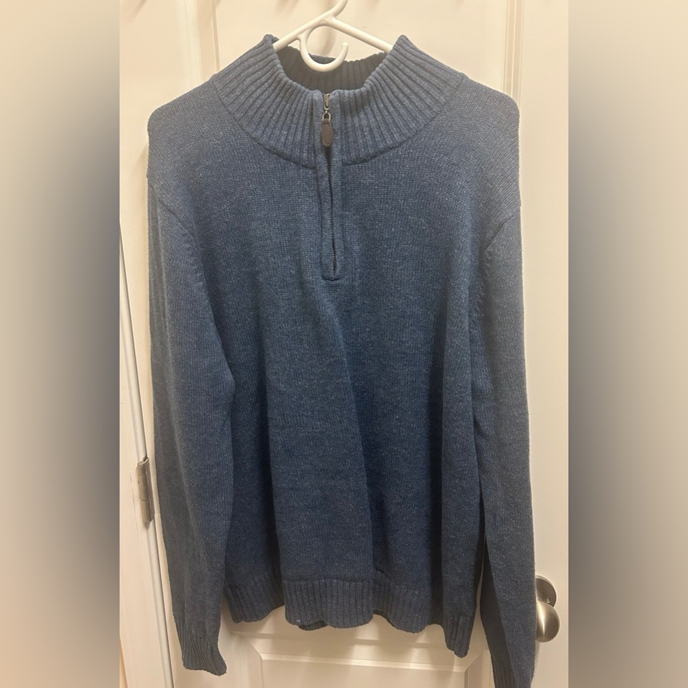 LL Bean Mens 1/4 Zip Sweater 287736